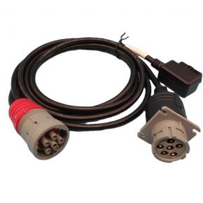 vehicle tools J1708 Female To J1708 Male And OBD 16Pin Female Y Cable obd2 16 pin truck diagnostic cable