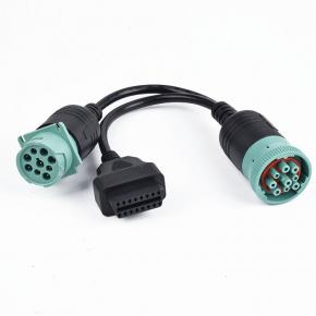  j1939-9pin connector  diagnostic cable  for Cummins plug detection cable plug 9-pin connecting wire