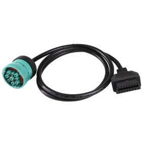 16Pin Female To J1939 Type2 Male Sae J1939 9 Pin Adapter DB15 Cable For Transport Equipment By Telematics, Fleet Management 