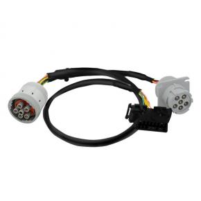 J1708  6 Pin Female to Molex 20 Pin Female and J1708 Male Splitter Y Cable