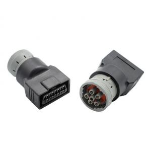  J1939   9 pin  male to j1962   16 pin  OBD2 OBDII  male adapter connector