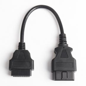 OBD Extension Cable Male to Female 16-pole energised OBD2 Diagnostic Tool Extension Cable 16pin Extension Cable 30cm