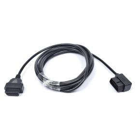 L-type elbow OBD extension cable Automotive OBD2 male to female connecting cable 5 metres adapter cable 16 pin 16 core full connection