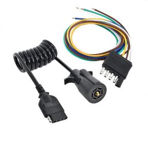 5-pole trailer plug cable 5-pole trailer wiring harness plug extension connecting cable Car Plug Cable