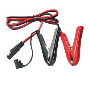 Car Fish Clip with SAE Solar Quick Connect Cable Battery Fish Clip to SAE Power Cable