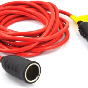 Big Red High Power American Heavy Duty Car Cigarette Lighter Extension Cord Car Cigarette Lighter Socket Female Socket Cord